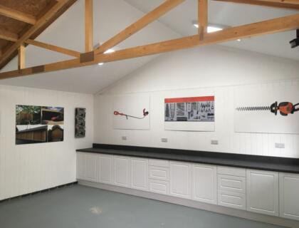 70mm Celotex Insulation to Roof - lined with 9mm birch ply